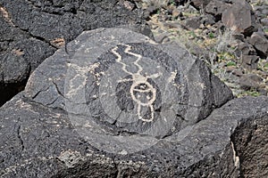 Petroglyph or Man - Rock Art