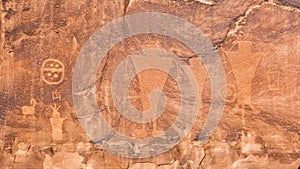 Petroglyph Panel in Kane Springs Canyon