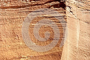 Petroglyph or rock art carvings in Freemont, Utah