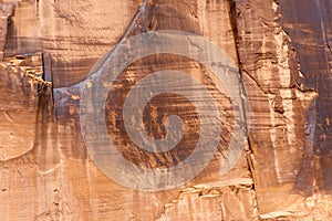 Petroglyph rock art in Moab, Utah
