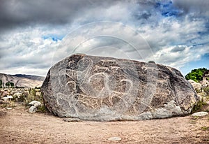 Petroglyph on the stone