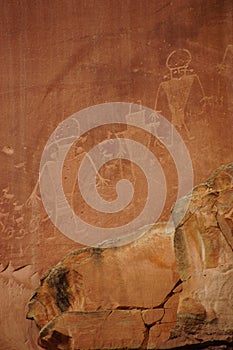 Petroglyphs of the Anasazi Native American people