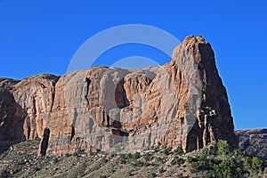 Petroglyphs are carved into stone and still remain today.