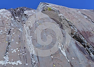 Petroglyphs of Kalbak-Tash in Altai, Siberia