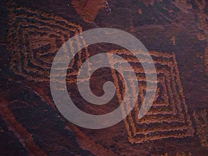 Petroglyphs at Wet Beaver Creek, Arizona