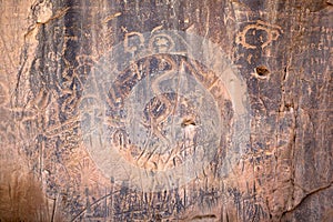 Petroglyphs in South Dakota