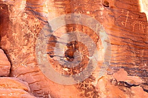 Petroglyphs at Valley of Fire - Nevada