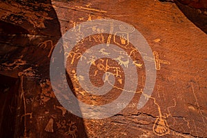 Petroglyphs at Valley of Fire State Park