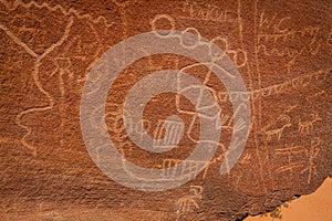 Petroglyphs at Valley of Fire State Park