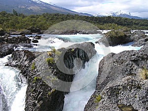 Petrohue Falls- Saltos de PetrohuÃ© in Chile