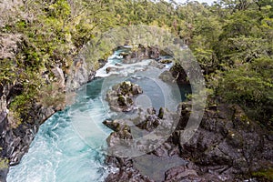 Petrohue River near Puerto Varas, Chile photo