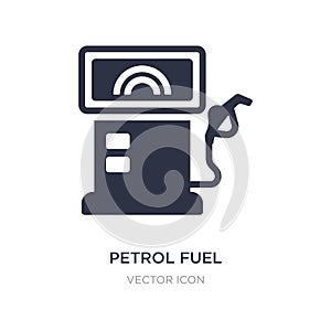 petrol fuel icon on white background. Simple element illustration from Transport concept