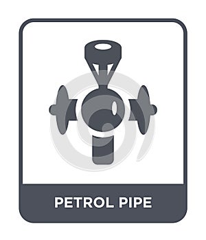 petrol pipe icon in trendy design style. petrol pipe icon isolated on white background. petrol pipe vector icon simple and modern