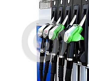 Petrol pump with unleaded