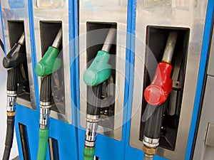 Petrol pumps photo