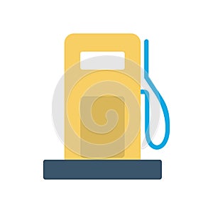 Petrol station icon. Symbol of benzine and fuel photo