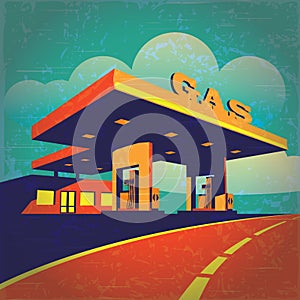 Petrol station