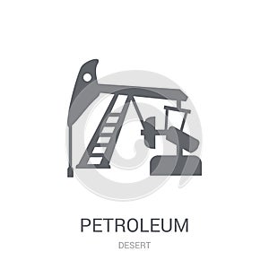 Petroleum icon. Trendy Petroleum logo concept on white background from Desert collection