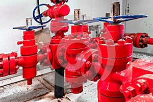 Petroleum oil and gas drilling equipment. Choke and kill manifolds are wellhead equipments that are assembled on the