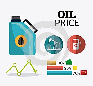 Petroleum and oil industric infographic