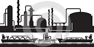 Petroleum rafinery sea export terminal