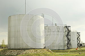 Petroleum storage depot