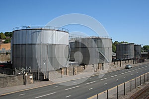 Petroleum storage tanks