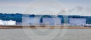 Petroleum Tanks on Coast of Gibralter