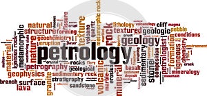 Petrology word cloud