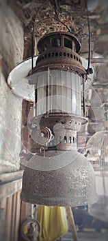 petromax lamp , ancient lamp photo
