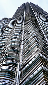 Petronas Towers, in the city centre of Kuala Lumpur, the capital of Malaysia