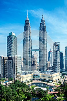 Petronas Towers, Kuala Lumpur - Malaysia. photo