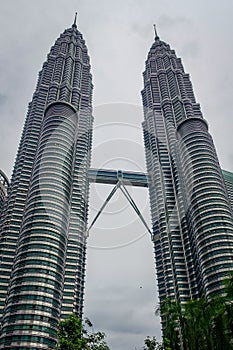 The Petronas Towers are the tallest twin towers in the world and an important landmark of Kuala Lumpur