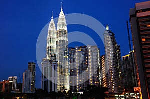 The Petronas Twin Towers