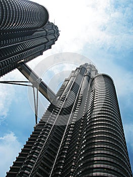 Petronas Twin Towers, Kuala Lumpur famous architecture. Malaysia