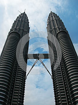 Petronas Twin Towers, Kuala Lumpur famous architecture. Malaysia