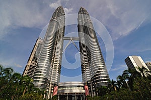 Petronas Twin Towers in Kuala Lumpur, Malaysia photo
