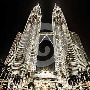 Petronas Twin Towers in Kuala Lumpur, Malaysia