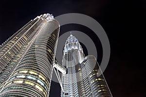 Petronas Twin Towers at Night