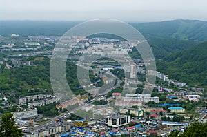 Petropavlovsk-Kamchatsky, Far east, Russia. City landscape