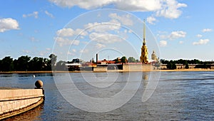 Petropavlovskaya fort, Sankt Petersburg city photo