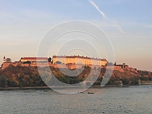 Petrovaradin fortress Novi Sad Serbia in autumn photo