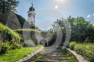 Petrovaradin, Serbia - July 17. 2019: Petrovaradin fortress