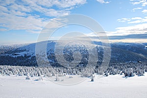 Petrovy Kameny Peters Stones in winter