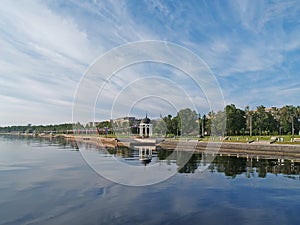 Petrozavodsk. Lake Onega Embankment in summer photo