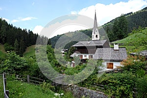 Petschied village near Luson, Northern Italy