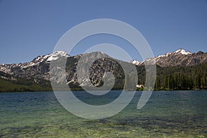 Pettit Lake in the Sawtooth Mountains 1989