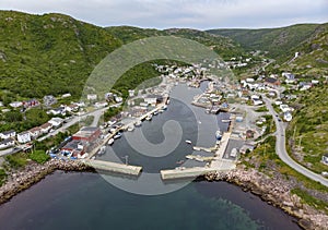 Petty Harbour from above