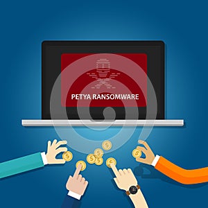 Petya ransomware cyber attack virus computer security