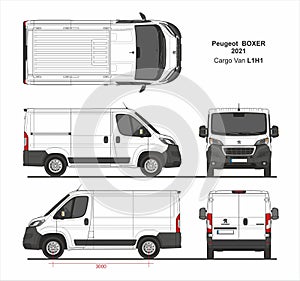 Peugeot Boxer Cargo Delivery Van L1H1 2021